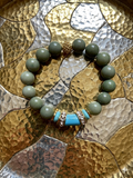 Bracelet Turquoisus Kaki