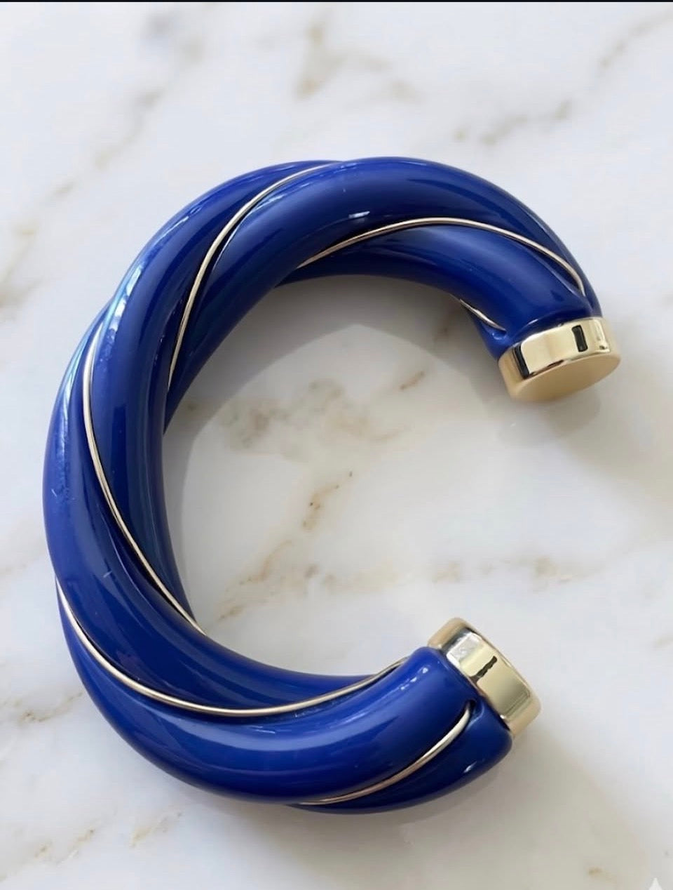 Jonc XL torsadé lapis
